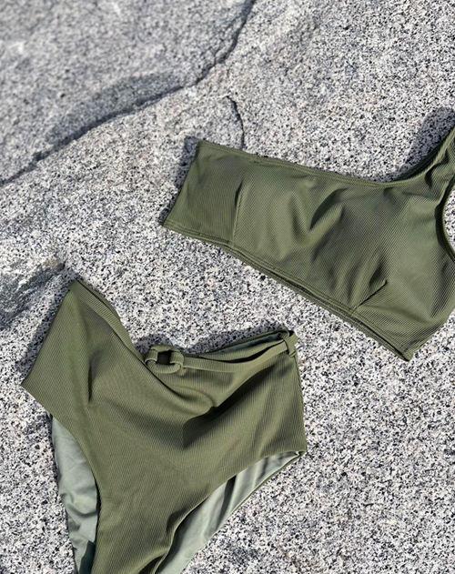 Bikini alto Kaki